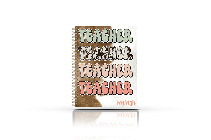 Reading/Writing Teacher Planner -  COWHIDE TEACHER