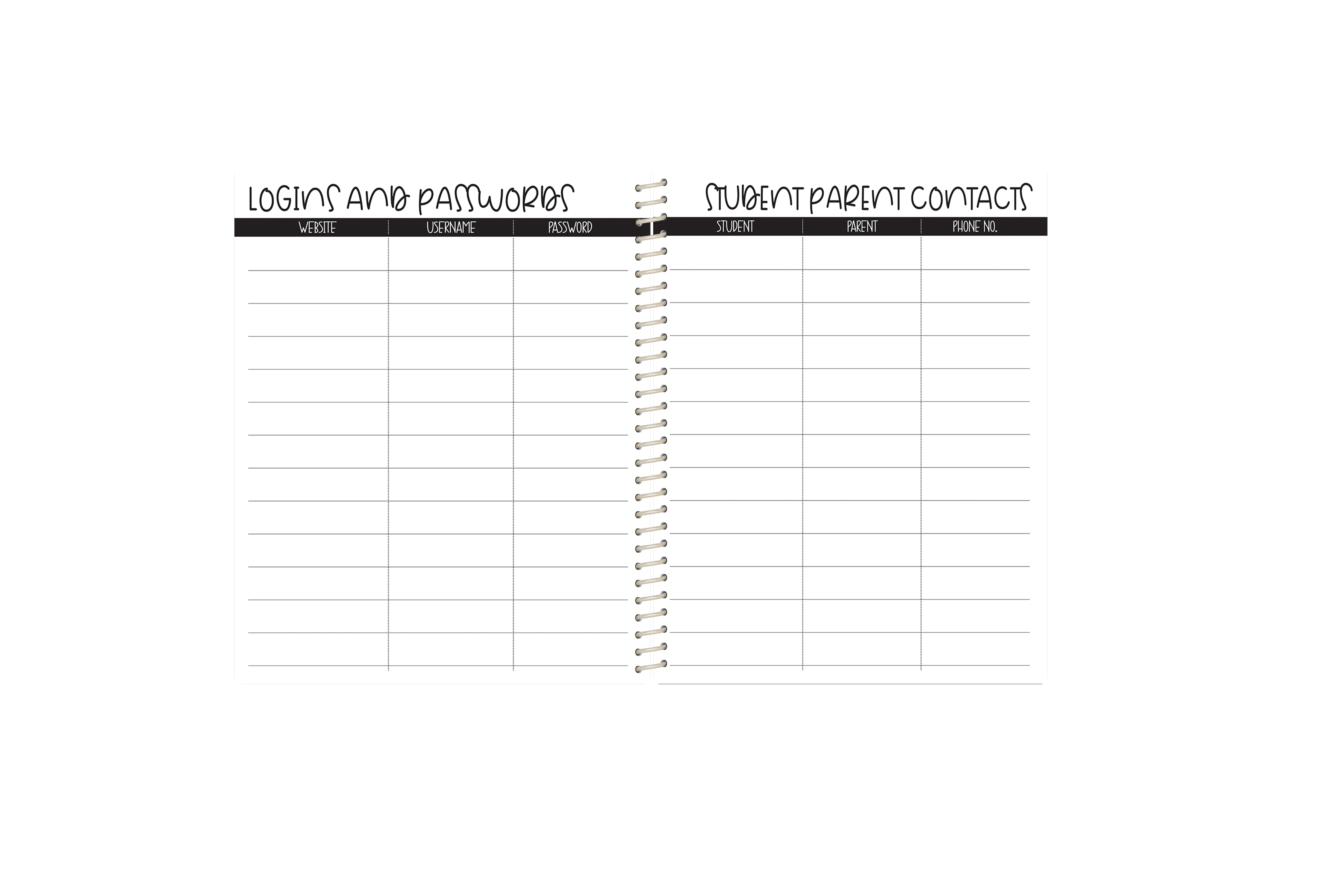 Reading/Writing Teacher Planner -  MONSTERS